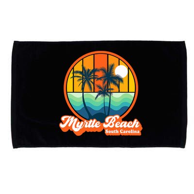 Retro Myrtle Beach South Carolina Summer 90s Beach Souvenirs Microfiber Hand Towel