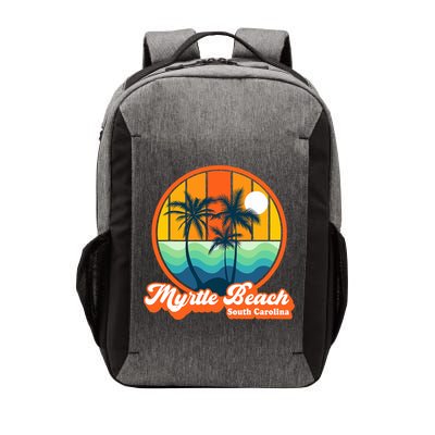 Retro Myrtle Beach South Carolina Summer 90s Beach Souvenirs Vector Backpack