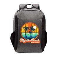 Retro Myrtle Beach South Carolina Summer 90s Beach Souvenirs Vector Backpack
