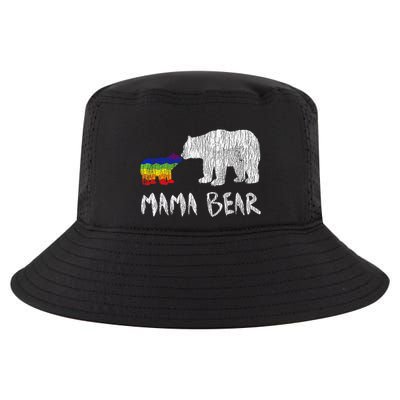 Rainbow Mama Bear Always Forever Love Support Pride Lgbtq Cool Comfort Performance Bucket Hat