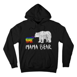 Rainbow Mama Bear Always Forever Love Support Pride Lgbtq Hoodie