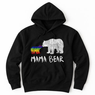 Rainbow Mama Bear Always Forever Love Support Pride Lgbtq Hoodie