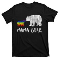 Rainbow Mama Bear Always Forever Love Support Pride Lgbtq T-Shirt