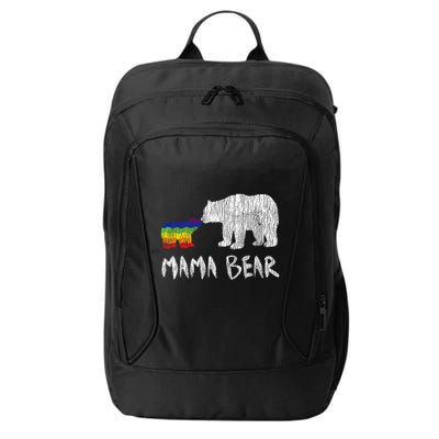 Rainbow Mama Bear Always Forever Love Support Pride Lgbtq City Backpack