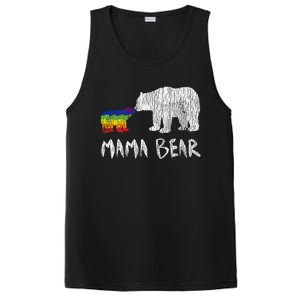 Rainbow Mama Bear Always Forever Love Support Pride Lgbtq PosiCharge Competitor Tank