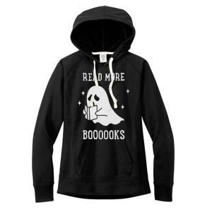 Read More Boooooks Cute Ghost Read More Boooooks Halloween Women's Fleece Hoodie