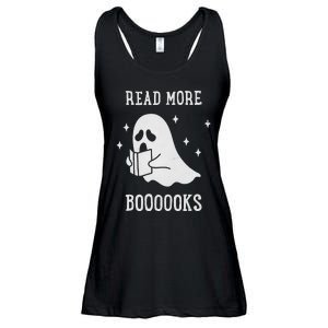 Read More Boooooks Cute Ghost Read More Boooooks Halloween Ladies Essential Flowy Tank