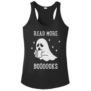 Read More Boooooks Cute Ghost Read More Boooooks Halloween Ladies PosiCharge Competitor Racerback Tank