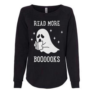 Read More Boooooks Cute Ghost Read More Boooooks Halloween Womens California Wash Sweatshirt