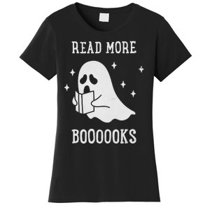 Read More Boooooks Cute Ghost Read More Boooooks Halloween Women's T-Shirt