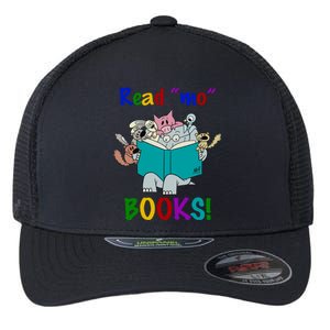 Read Mo Books Elephant Animals Flexfit Unipanel Trucker Cap