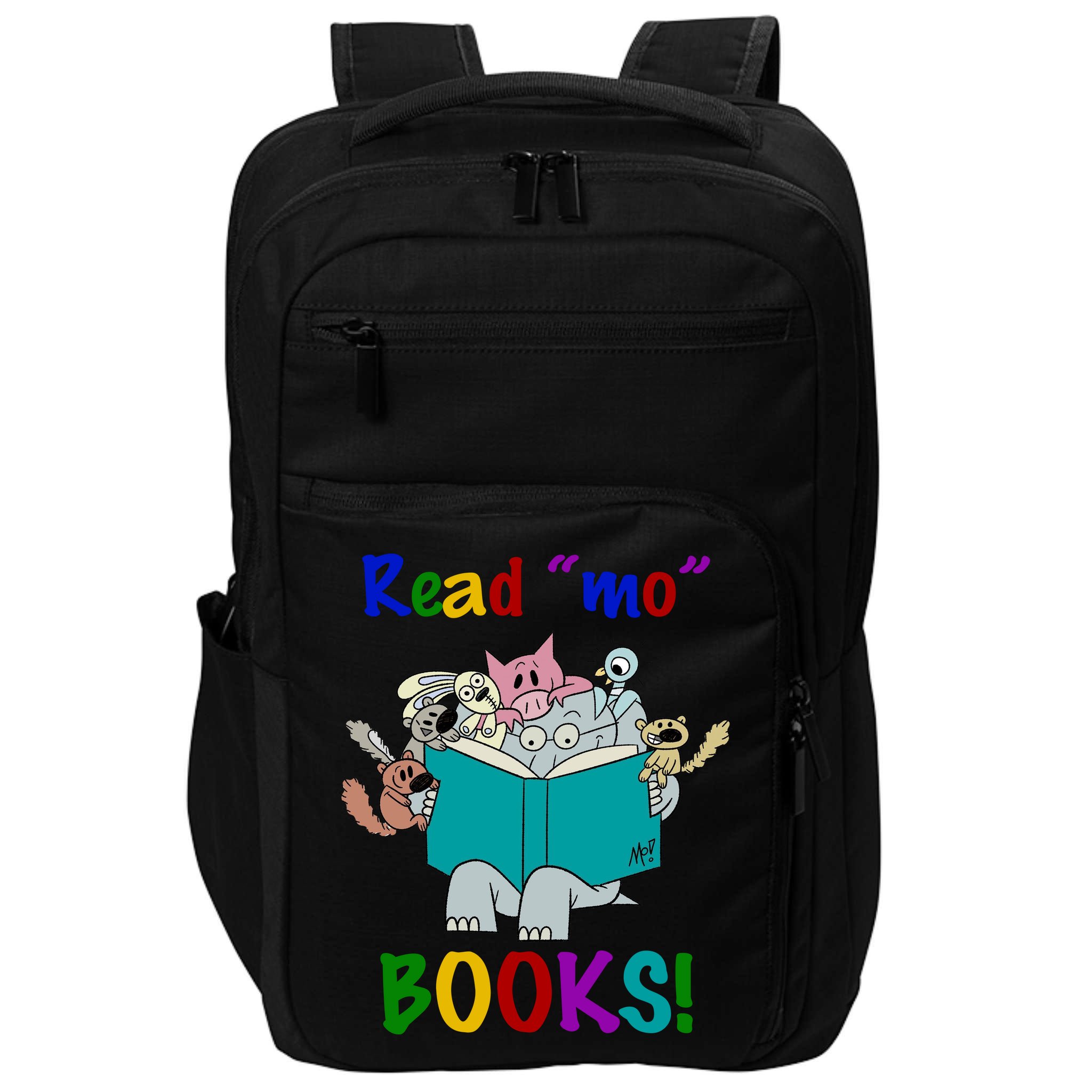 Read Mo Books Elephant Animals Impact Tech Backpack