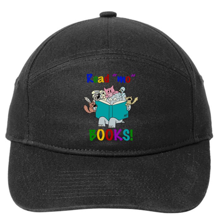 Read Mo Books Elephant Animals 7-Panel Snapback Hat