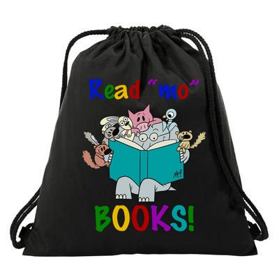Read Mo Books Elephant Animals Drawstring Bag