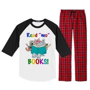 Read Mo Books Elephant Animals Raglan Sleeve Pajama Set