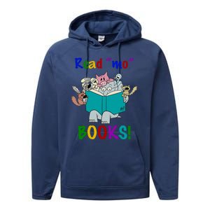 Read Mo Books Elephant Animals Performance Fleece Hoodie