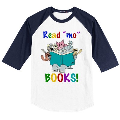 Read Mo Books Elephant Animals Baseball Sleeve Shirt