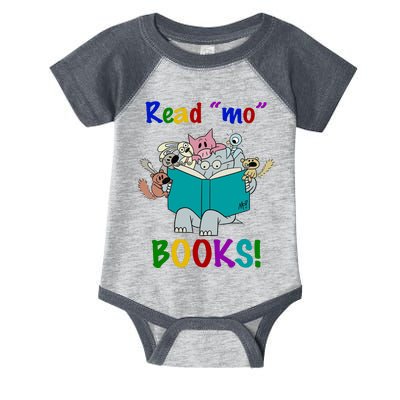 Read Mo Books Elephant Animals Infant Baby Jersey Bodysuit