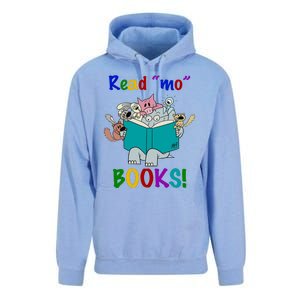 Read Mo Books Elephant Animals Unisex Surf Hoodie