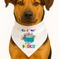 Read Mo Books Elephant Animals USA-Made Doggie Bandana