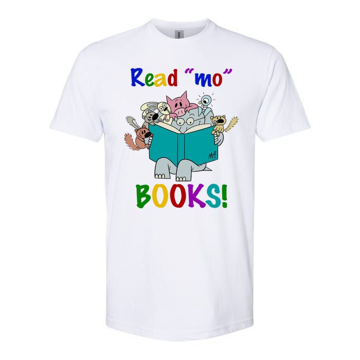 Read Mo Books Elephant Animals Softstyle CVC T-Shirt