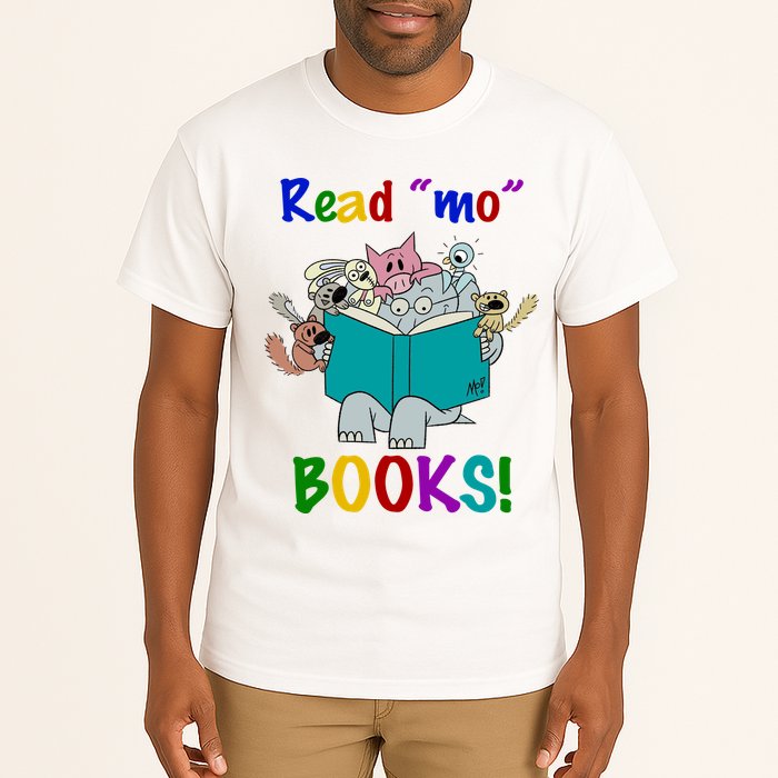 Read Mo Books Elephant Animals Tall T-Shirt