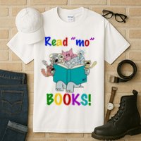 Read Mo Books Elephant Animals Tall T-Shirt