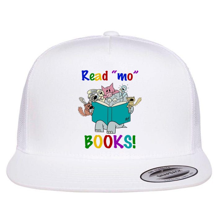 Read Mo Books Elephant Animals Flat Bill Trucker Hat