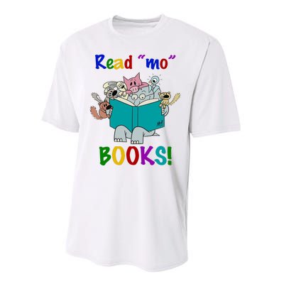 Read Mo Books Elephant Animals Performance Sprint T-Shirt