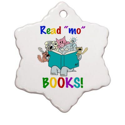 Read Mo Books Elephant Animals Ceramic Star Ornament