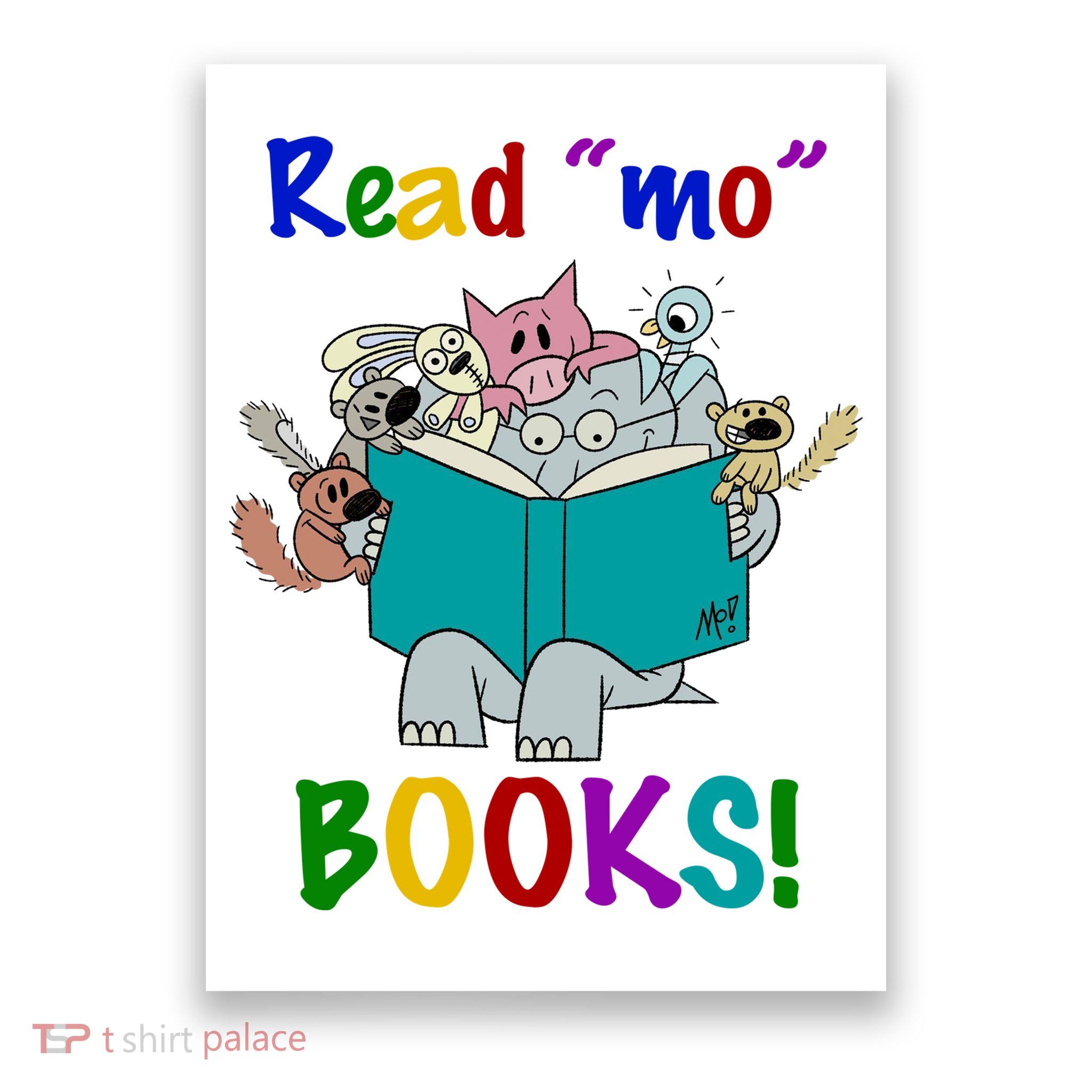 Read Mo Books Elephant Animals Poster