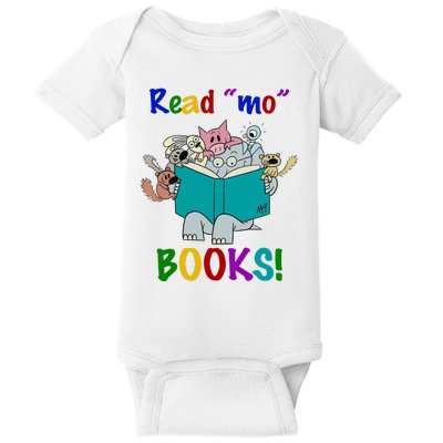 Read Mo Books Elephant Animals Baby Bodysuit