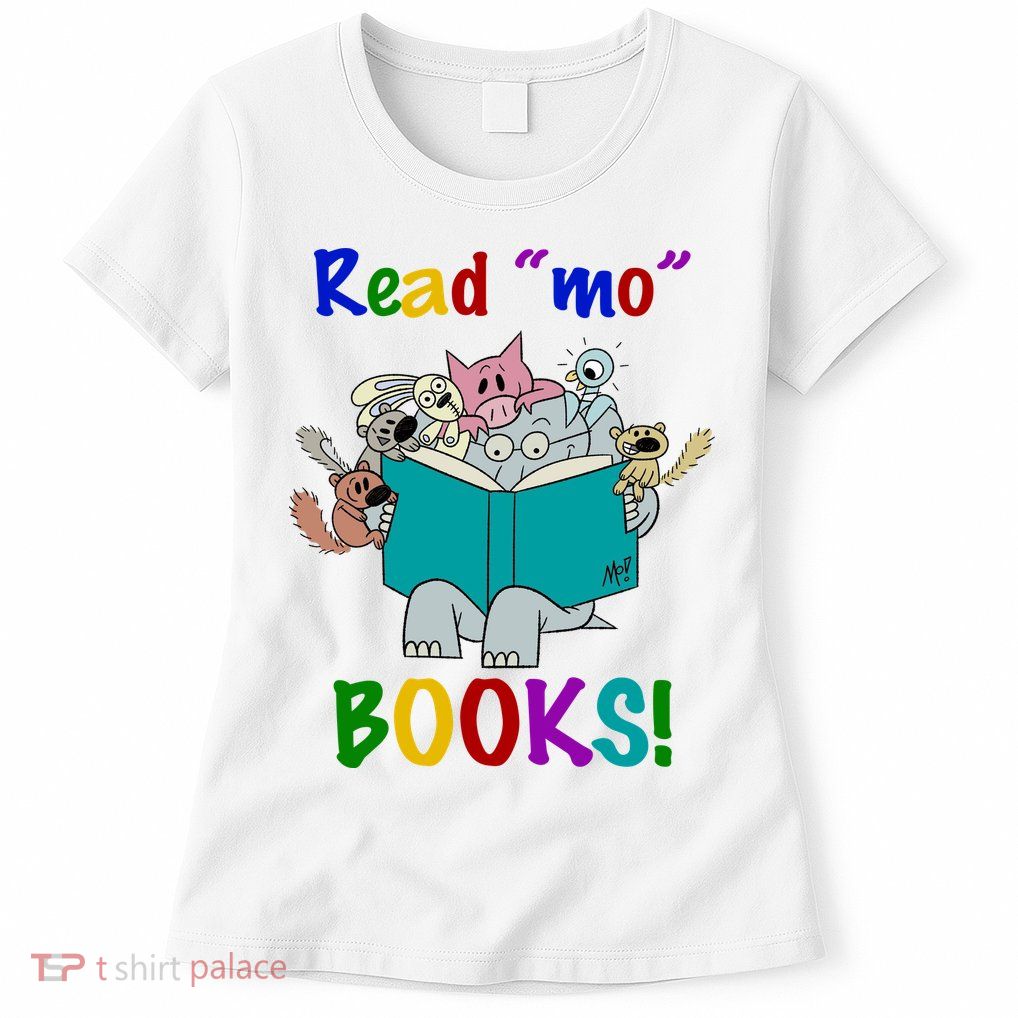 Read Mo Books Elephant Animals Womens T-Shirt