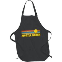 Retro Myrtle Beach Sunset Vintage Throwback Apron