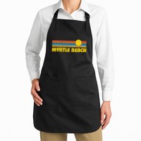Retro Myrtle Beach Sunset Vintage Throwback Apron