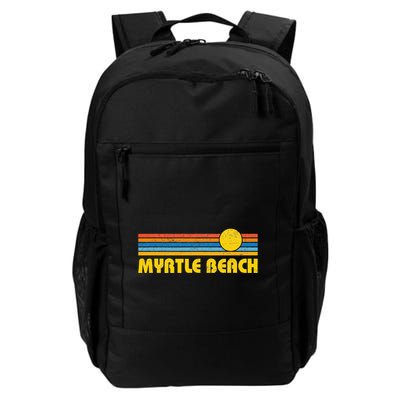 Retro Myrtle Beach Sunset Vintage Throwback Backpack