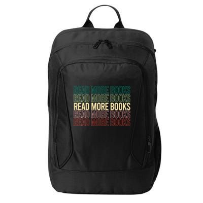 Read More Books English Teacher Lover Reading Retro Gift City Backpack