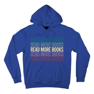 Read More Books English Teacher Lover Reading Retro Gift Hoodie