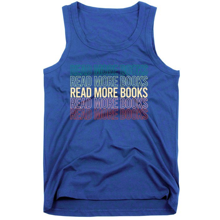 Read More Books English Teacher Lover Reading Retro Gift Tank Top