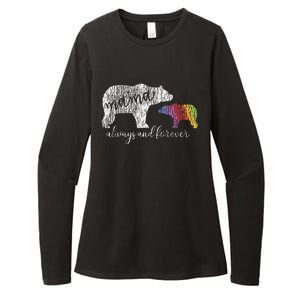 Rainbow Mama Bear Always Love Support Pride Lgbt Womens CVC Long Sleeve Shirt