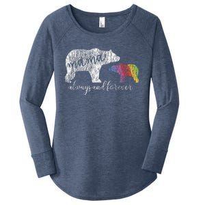 Rainbow Mama Bear Always Love Support Pride Lgbt Women's Perfect Tri Tunic Long Sleeve Shirt