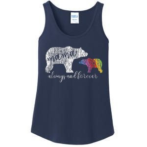 Rainbow Mama Bear Always Love Support Pride Lgbt Ladies Essential Tank