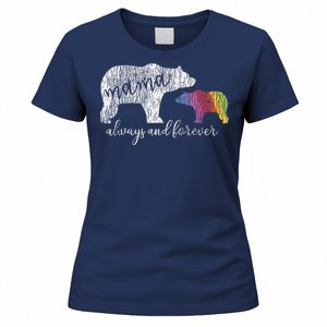 Rainbow Mama Bear Always Love Support Pride Lgbt Women's T-Shirt