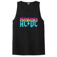 Rock Music Band Neon Flames PosiCharge Competitor Tank