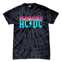 Rock Music Band Neon Flames Tie-Dye T-Shirt