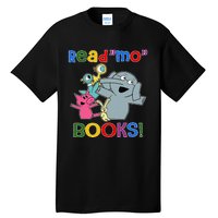 Read Mo Book Cute School Teacher Librarian Elephant Pigeon Tall T-Shirt