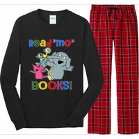 Read Mo Book Cute School Teacher Librarian Elephant Pigeon Long Sleeve Pajama Set