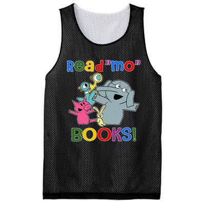 Read Mo Book Cute School Teacher Librarian Elephant Pigeon Mesh Reversible Basketball Jersey Tank