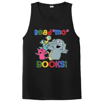 Read Mo Book Cute School Teacher Librarian Elephant Pigeon PosiCharge Competitor Tank