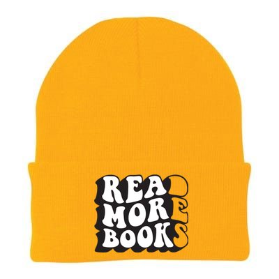 Read More Books Retro Funny Librarian Book Lovers Knit Cap Winter Beanie